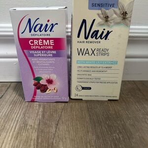 Nair Hair Removal Set - Cream and Wax Strips